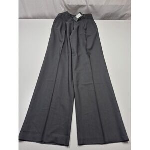 Zanieri Dress Pants Mens 34x37  Gray Wool Pleated Classic Fit Made In Italy NWT